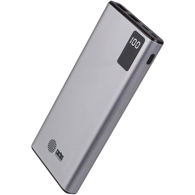 Мобильный аккумулятор Cactus CS-PBFSLT-10000, 10000 mAh, 3 A, серый