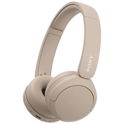 Наушники накладные Sony WH-CH520 бежевый беспроводные bluetooth оголовье (WH-CH520/C)