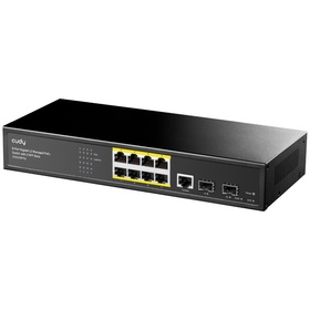 Коммутатор Cudy GS2008PS2 (L2) 8x1Гбит/с 2SFP 8PoE+ 120W управляемый
