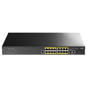 Коммутатор Cudy GS2018PS2-200W (L2) 16x1Гбит/с 2SFP 16PoE+ 200W управляемый