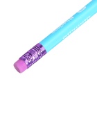 Карандаш ч/г Berlingo "Raze" HB, с ластиком, заточен, пластик, трехгр, выемки, ассорти (комплект 12 шт) - фото 52105540