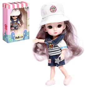 {{photo.Alt || photo.Description || 'УЦЕНКА Кукла модная шарнирная «Арина» в комбинезоне'}}