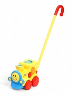 Каталка детская на палочке «Паровозик», с шестерёнками и ручкой - Фото 3