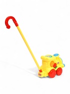 Каталка детская на палочке «Паровозик», с шестерёнками и ручкой - Фото 5