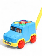 Каталка детская на палочке «Машинка», с шестерёнками и ручкой - Фото 1