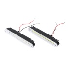 УЦЕНКА Дневные ходовые огни, 12 В, 24 Вт, 1 LED, 6500 К, провод 80 см, набор 2 шт. - Фото 1
