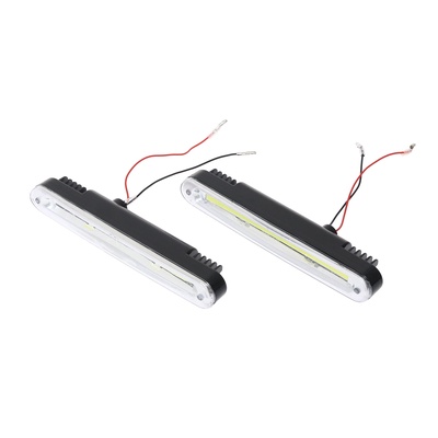 УЦЕНКА Дневные ходовые огни, 12 В, 24 Вт, 1 LED, 6500 К, провод 80 см, набор 2 шт.