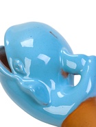 УЦЕНКА Ороситель "Кит" для комнатных и садовых растений Кунгурская керамика, 0.2 л, 19 см, синий 777 - Фото 4