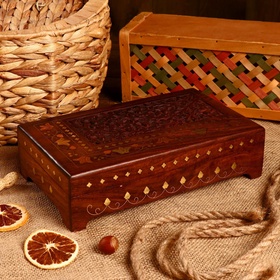 {{photo.Alt || photo.Description || 'УЦЕНКА Шкатулка резная «Соцветие» дерево 25×15×7 см'}}