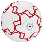 Футбольный мяч ONLYTOP, машинная сшивка, 32 панели, р. 5, PVC, резиновая камера, белый, красный - фото 6622875