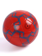 Футбольный мяч ONLYTOP, машинная сшивка, 32 панели, р. 5, PVC, резиновая камера, красный - фото 121979482