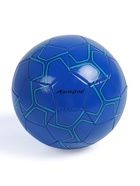 Футбольный мяч ONLYTOP, машинная сшивка, 32 панели, р. 5, PVC, резиновая камера, синий - фото 121979484