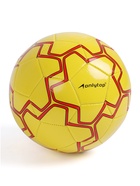 Футбольный мяч ONLYTOP, машинная сшивка, 32 панели, р. 5, PVC, резиновая камера, жёлтый - фото 121979489