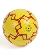 Футбольный мяч ONLYTOP, машинная сшивка, 32 панели, р. 5, PVC, резиновая камера, жёлтый - фото 121979490