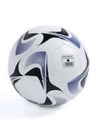 Футбольный мяч ONLYTOP, машинная сшивка, 32 панели, р. 5, PVC, резиновая камера, белый, голубой - Фото 3