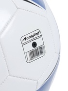 Футбольный мяч ONLYTOP, машинная сшивка, 32 панели, р. 5, PVC, резиновая камера, белый, голубой - Фото 4