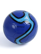Футбольный мяч ONLYTOP, машинная сшивка, 32 панели, р. 5, PVC, синий - фото 121979500