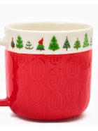 Кружка новогодняя керамическая «Ёлочки», 350 мл, ручная работа - Фото 3