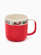 Кружка новогодняя керамическая «Новогодняя деревушка», 350 мл, ручная работа - Фото 5