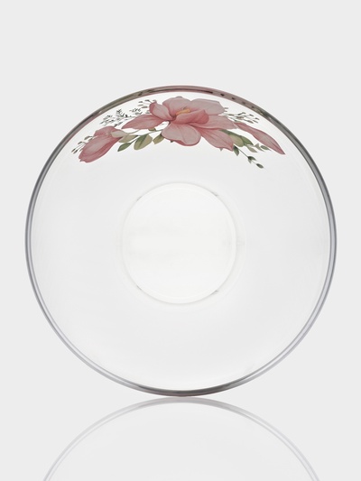 Салатник «Гладкий.Нежность», 900 мл, d=15.5 см, стекло, рисунок МИКС