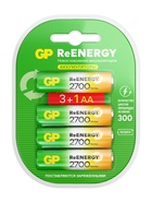 Аккумулятор GP, Ni-Mh, AA, HR 6-4BL, 1.2 В, 2700 мАч, блистер, 4 шт. - Фото 1