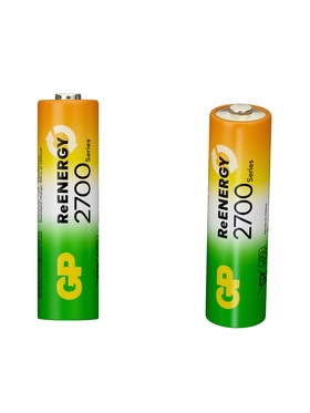Аккумулятор GP, Ni-Mh, AA, HR 6-4BL, 1.2 В, 2700 мАч, блистер, 4 шт.