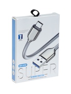 УЦЕНКА Кабель MicroUSB - USB, 2.4 A, оплётка PVC, 1 метр, чёрный - Фото 5
