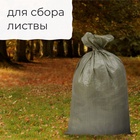 Мешок ПП 55×95 см, на 50 кг, зеленый, набор 10 шт. - фото 63625727