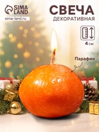 Свеча декоративная «Мандарин», 40×60 мм - Фото 1