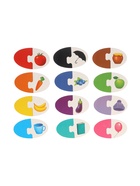 Large DUO puzzle, Mommy and baby, learning the colors - фото 52105623