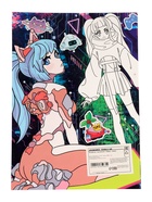 Раскраска с заданиями CYBER anime, на английском языке, 50 наклеек 10285065 - фото 5745900