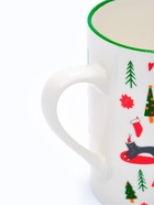 Кружка новогодняя керамическая «Новогодние коты», 385 мл, ручная работа - Фото 4