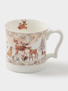 Кружка новогодняя «Лесное чудо», 420 мл, керамика, подарочная упаковка, белая - Фото 1