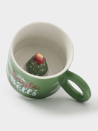 Кружка новогодняя «Ёлочка», 300 мл, керамика, зелёная - Фото 3