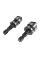 УЦЕНКА Набор зенкеров ТУНДРА, 12, 16 мм, по дереву, пластику, цветным металлам, 2 шт. - Фото 2