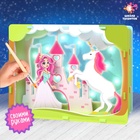 УЦЕНКА Набор для творчества Создай ночник из дерева, замок принцессы 10919126