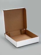 Упаковка для пирога, белая, 23×23×5 см - Фото 4