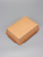 Салатник одноразовый, контейнер с плоской прозрачной крышкой, крафт, 1 л,, 20×14×5.5 см - Фото 5