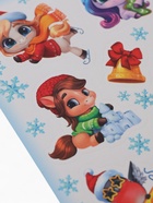 Блокнот-гравюра «Новогодние лошадки», 10 листов, лист наклеек, штихель, формат А6 - Фото 8