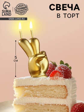 {{photo.Alt || photo.Description || 'УЦЕНКА Свеча в торт «Мне два», золотая, 5 см'}}