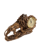 УЦЕНКА Часы настольные интерьерные «Каминные. Лев», 18.5×29 см, циферблат d=7 см - Фото 4