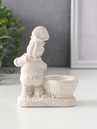 Фигурка-подставка для мелочей «Конь шеф повар», подсвечник, 11×9.5×5.5 см, натуральный - фото 6809473