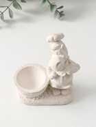 Фигурка-подставка для мелочей «Конь шеф повар», подсвечник, 11×9.5×5.5 см, натуральный - фото 6809475