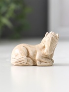 Фигура Нэцкэ «Лошадь №2», 3×4.5×3 см, слоновая кость - фото 6622979