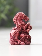 Фигурка «Лошадь на дыбах малая», 2×3×4.5 см, винный - фото 6622988