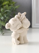 Фигурка «Мишка с лошадкой», 8.5×7×6 см, натуральный - Фото 2