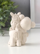 Фигурка «Мишка с лошадкой», 8.5×7×6 см, натуральный - Фото 3