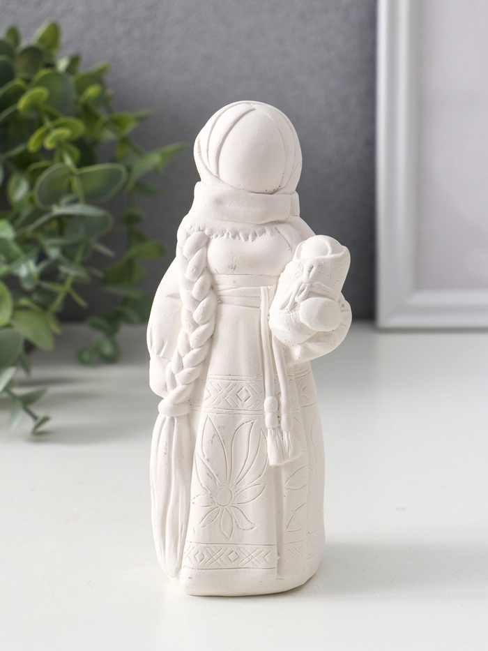 Фигурка-оберег «Берегиня мама». 14×6×5.5 см, натуральный - Фото 1