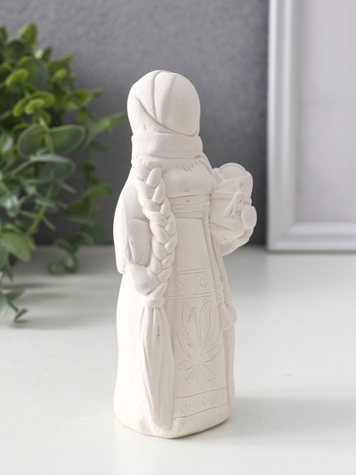 Фигурка - оберег «Берегиня мама». 14×6×5.5 см, натуральный