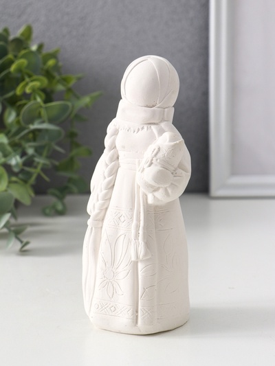 Фигурка - оберег «Берегиня мама». 14×6×5.5 см, натуральный